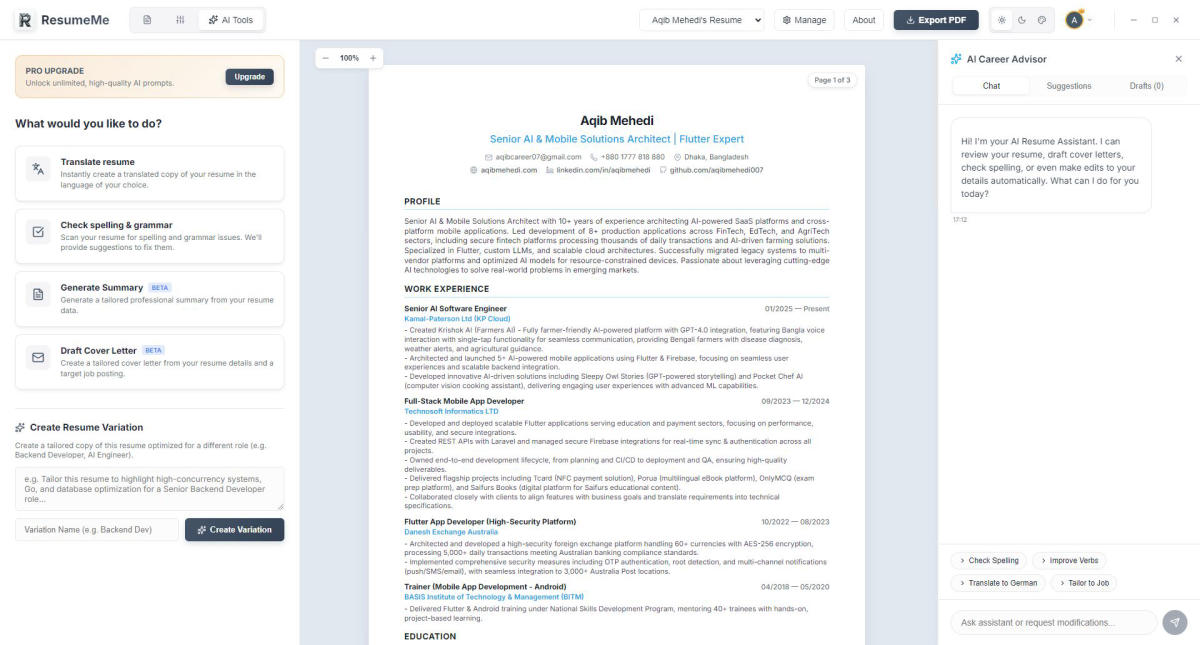 Tailored Typography and Layout Control